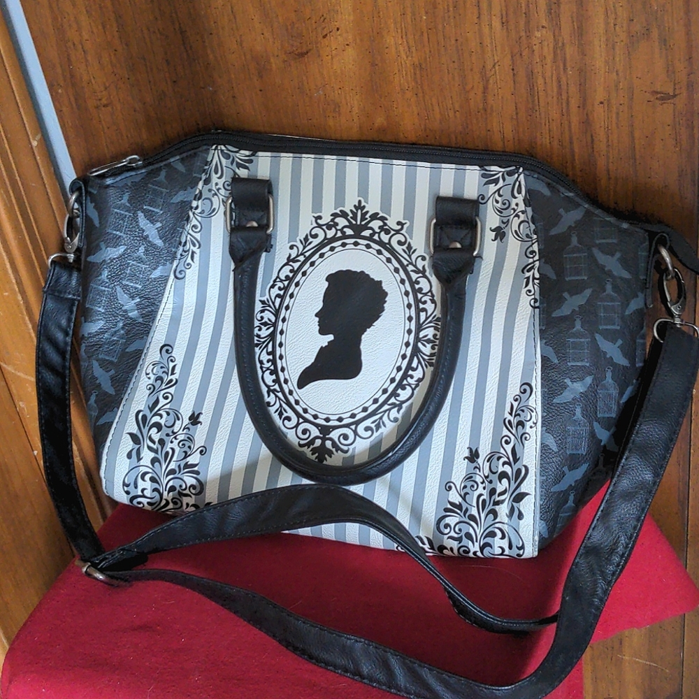 Loungefly Miss Peregrines Home for Peculiar Children Black and White Purse